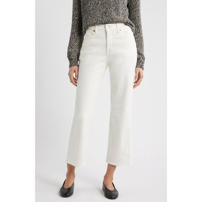 Nordstrom Nordstrom High Waist Crop Straight Leg Jeans
