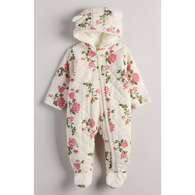 Nordstrom Nordstrom Hooded Quilted Fleece Lined Bunting