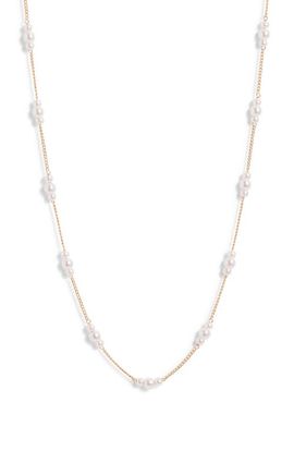 Nordstrom Nordstrom Imitation Pearl Station Necklace