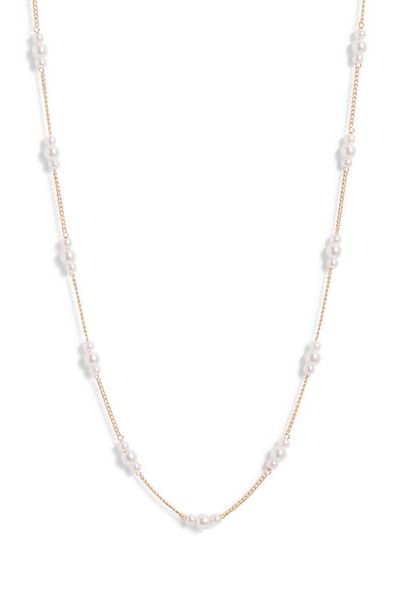 Nordstrom Nordstrom Imitation Pearl Station Necklace