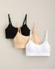 Nordstrom Nordstrom Kids' 3-Pack Seamless Rib Bralettes - 1