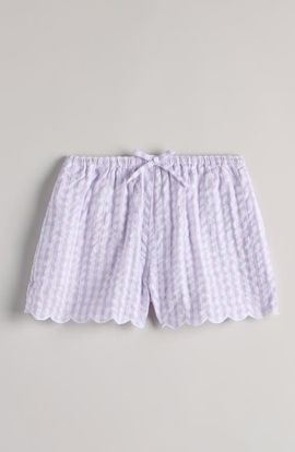 Nordstrom Nordstrom Kids' Gingham Seersucker Shorts
