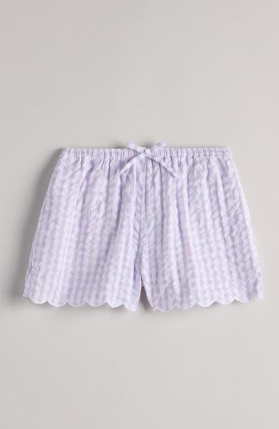 Nordstrom Nordstrom Kids' Gingham Seersucker Shorts