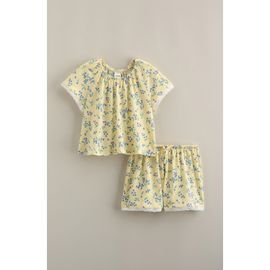 Nordstrom Nordstrom Kids' Lace Trim Shirt & Shorts