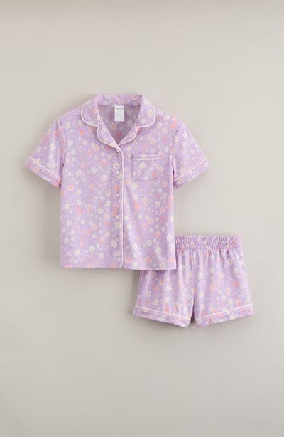 Nordstrom Nordstrom Kids' Print Two-Piece Short Pajamas