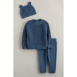 Nordstrom Nordstrom Knit Sweater, Pants & Hat Set