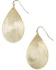 Nordstrom Nordstrom Large Brushed Teardrop Earrings - 1