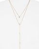 Nordstrom Nordstrom Layered Cubic Zircoina Y-Necklace - 2