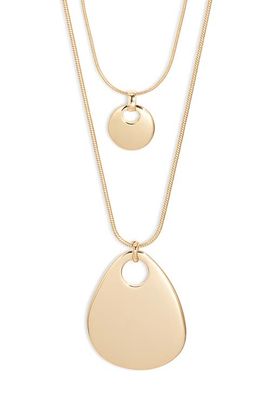 Nordstrom Nordstrom Layered Flat Pendant Necklace