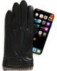 Nordstrom Nordstrom Leather Cashmere Cuff Tech Gloves - 2