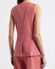 Nordstrom Nordstrom Linen Blend Longline Vest - 4