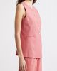 Nordstrom Nordstrom Linen Blend Longline Vest - 5