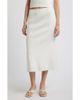 Nordstrom Nordstrom Linen Blend Midi Skirt - 1