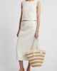 Nordstrom Nordstrom Linen Blend Midi Skirt - 2