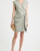 Nordstrom Nordstrom Linen Blend Wrap Dress - 1