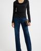 Nordstrom Nordstrom Long Sleeve Drape Knit Top - 2