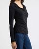 Nordstrom Nordstrom Long Sleeve Drape Knit Top - 4