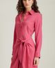 Nordstrom Nordstrom Long Sleeve Stretch Linen Blend Faux Wrap Shirtdress - 4