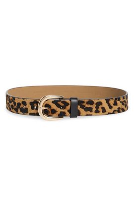 Nordstrom Nordstrom Melony Genuine Calf Hair Belt