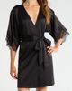 Nordstrom Nordstrom Midnight Satin Wrap - 1