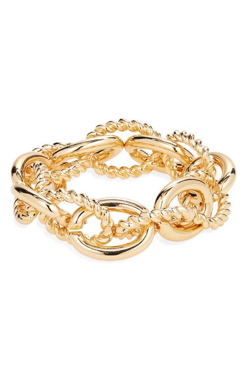 Nordstrom Nordstrom Mixed Link Stretch Bracelet