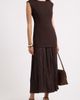 Nordstrom Nordstrom Mixed Media Pleated Dress - 1