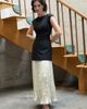 Nordstrom Nordstrom Mixed Media Pleated Dress - 2