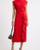 Nordstrom Nordstrom Mock Neck Ruffle Midi Dress - 2