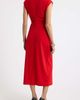 Nordstrom Nordstrom Mock Neck Ruffle Midi Dress - 3