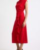 Nordstrom Nordstrom Mock Neck Ruffle Midi Dress - 4