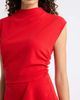 Nordstrom Nordstrom Mock Neck Ruffle Midi Dress - 5
