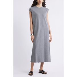 Nordstrom Nordstrom Muscle Sleeve Pima Cotton Jersey Maxi Dress