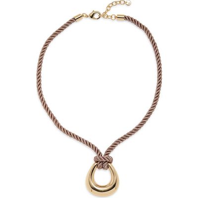 Nordstrom Nordstrom Open Pendant Cord Necklace