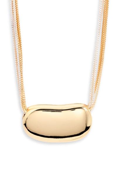 Nordstrom Nordstrom Orb Pendant Layered Chain Necklace