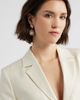Nordstrom Nordstrom Oval Frame Shell Drop Earrings - 2