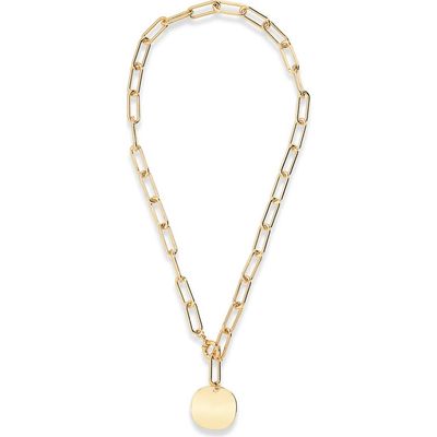 Nordstrom Nordstrom Paper Clip Chain Pendant Necklace