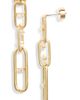 Nordstrom Nordstrom Paperclip Cubic Zirconia Linear Drop Earrings - 1