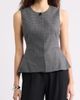 Nordstrom Nordstrom Patterned Peplum Vest - 1