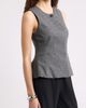 Nordstrom Nordstrom Patterned Peplum Vest - 4