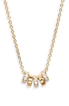 Nordstrom Nordstrom Pavé Cubic Zirconia Rondelle Necklace