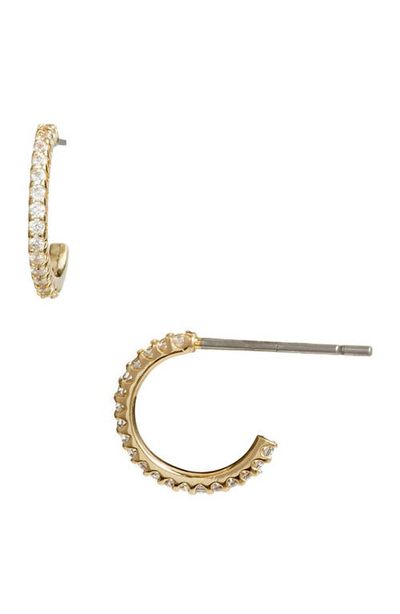 Nordstrom Nordstrom Pavé Huggie Hoop Earrings