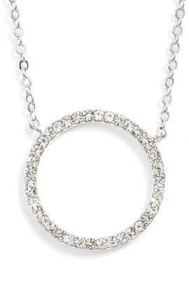 Nordstrom Nordstrom Pavé Open Circle Pendant Necklace