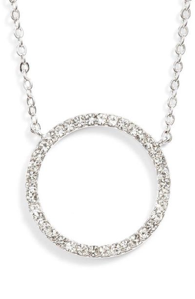 Nordstrom Nordstrom Pavé Open Circle Pendant Necklace