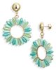 Nordstrom Nordstrom Petal Hoop Drop Earrings - 1