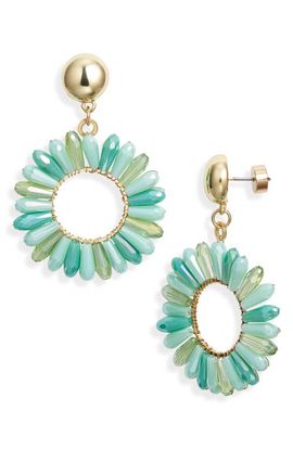 Nordstrom Nordstrom Petal Hoop Drop Earrings