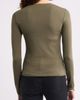 Nordstrom Nordstrom Pima Cotton & Tencel Modal Long Sleeve T-Shirt - 3