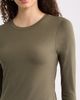 Nordstrom Nordstrom Pima Cotton & Tencel Modal Long Sleeve T-Shirt - 5