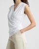 Nordstrom Nordstrom Pleated Faux Wrap Cap Sleeve Top - 4