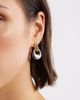 Nordstrom Nordstrom Polished Mixed Metal Frontal Hoop Earrings - 3