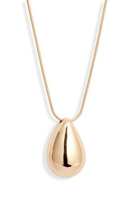 Nordstrom Nordstrom Polished Teardrop Pendant Necklace